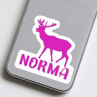 Autocollant Cerf Norma Laptop Image