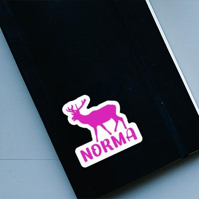 Autocollant Cerf Norma Notebook Image