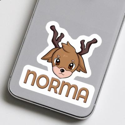 Sticker Hirsch Norma Image