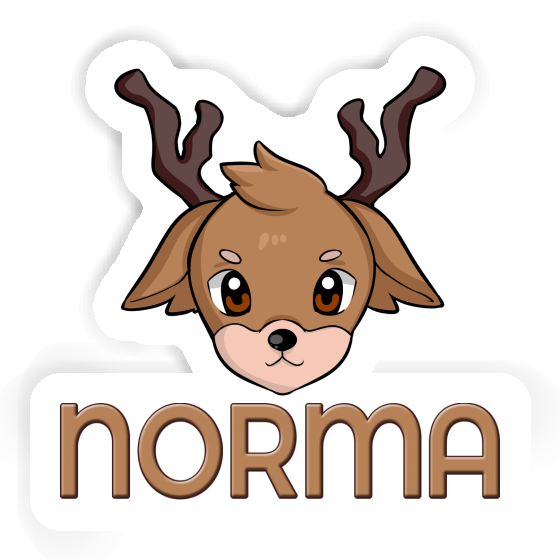 Sticker Norma Deerhead Notebook Image