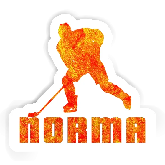 Autocollant Joueur de hockey Norma Gift package Image