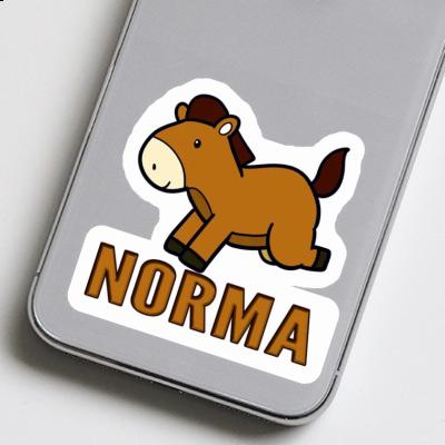 Pferd Aufkleber Norma Laptop Image