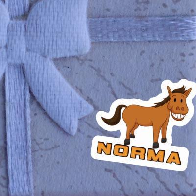 Sticker Norma Pferd Notebook Image