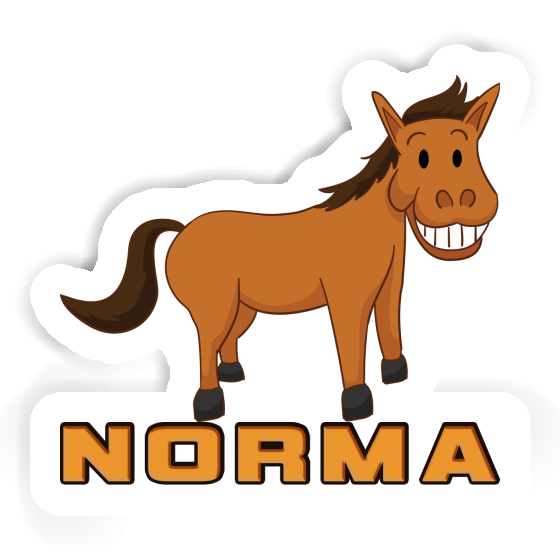 Sticker Norma Horse Gift package Image