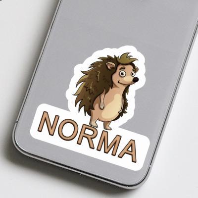 Sticker Standing Hedgehog Norma Notebook Image