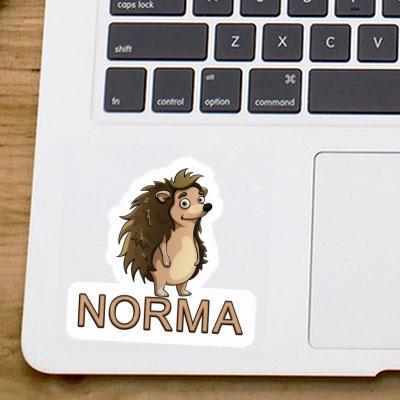 Sticker Standing Hedgehog Norma Notebook Image