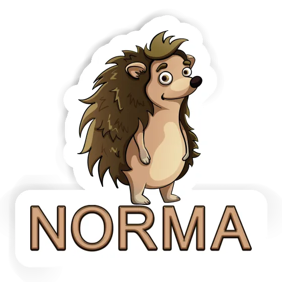 Sticker Igel Norma Laptop Image