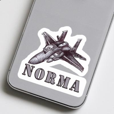 Norma Sticker Plane Notebook Image