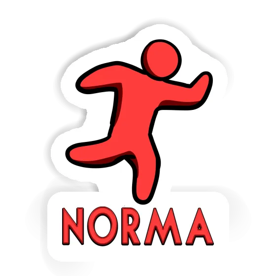 Runner Sticker Norma Notebook Image