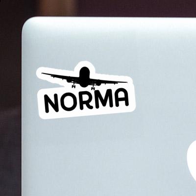 Autocollant Norma Avion Notebook Image