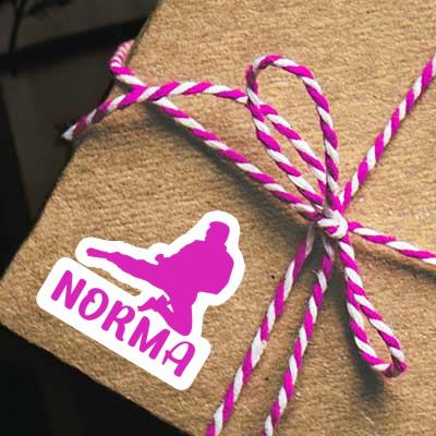 Sticker Norma Karateka Laptop Image