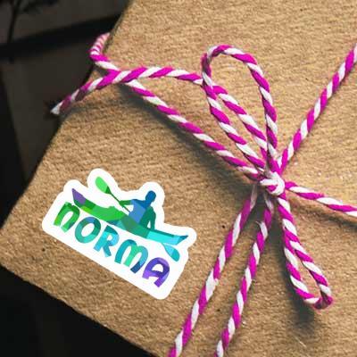 Kajakfahrer Aufkleber Norma Gift package Image