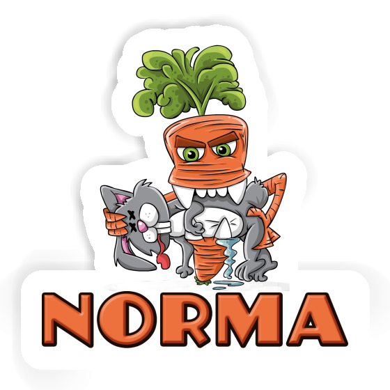 Sticker Norma Monster Carrot Gift package Image