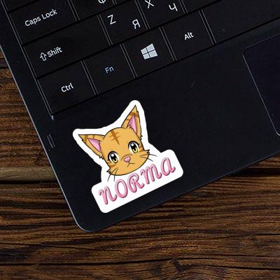 Sticker Cathead Norma Laptop Image