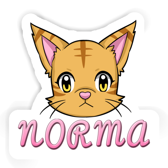 Sticker Cathead Norma Laptop Image