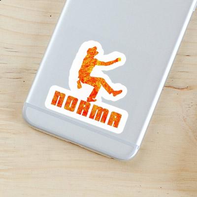 Sticker Climber Norma Notebook Image