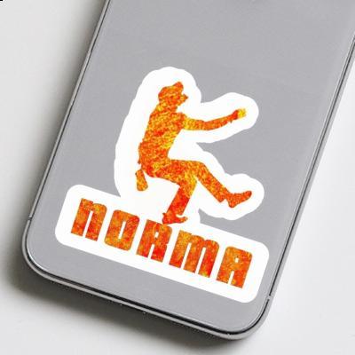 Sticker Climber Norma Notebook Image