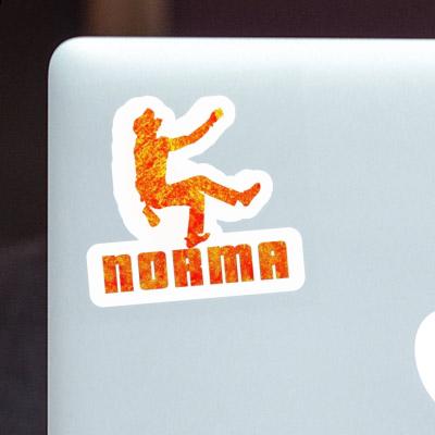 Sticker Climber Norma Notebook Image