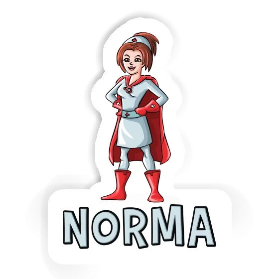 Sticker Krankenschwester Norma Laptop Image