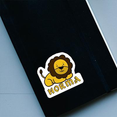 Sticker Norma Löwe Notebook Image