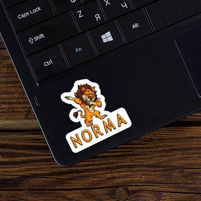 Sticker Norma Lion Image