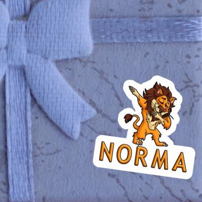 Sticker Norma Lion Image