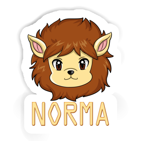 Sticker Norma Lion Notebook Image