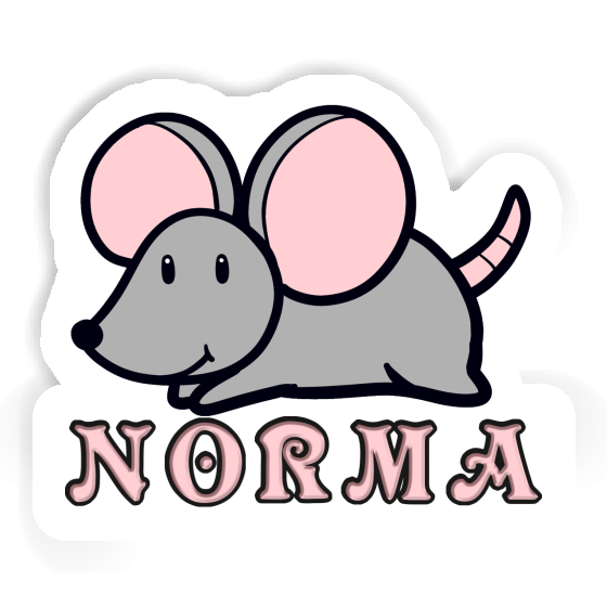 Aufkleber Maus Norma Image