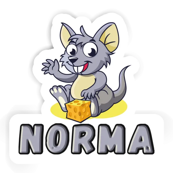 Norma Sticker Mouse Notebook Image