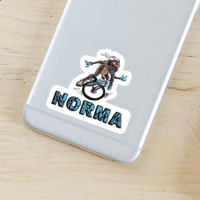 Biker Sticker Norma Laptop Image