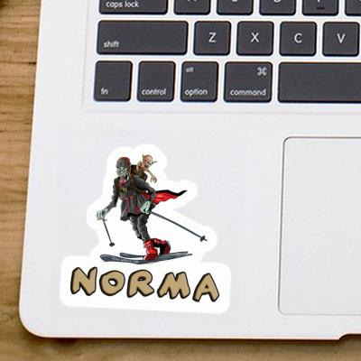 Sticker Norma Telemarker Notebook Image