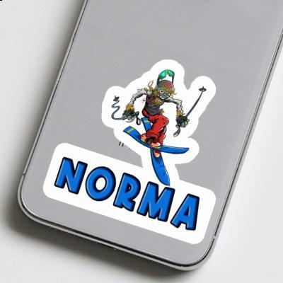 Skifahrer Sticker Norma Gift package Image