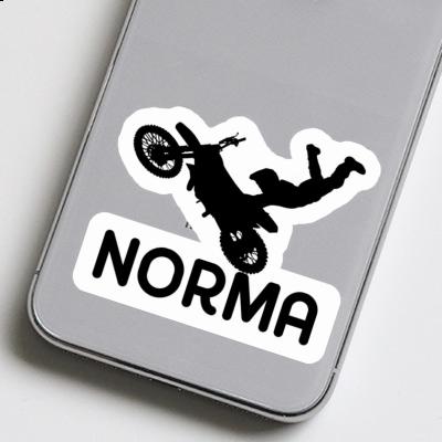 Motocross-Fahrer Aufkleber Norma Gift package Image