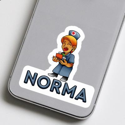 Autocollant Norma Infirmière Laptop Image