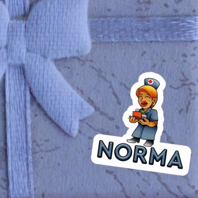 Norma Sticker Nurse Image