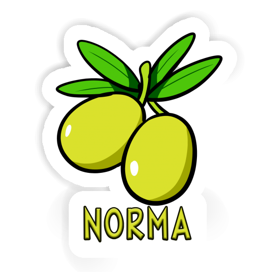 Sticker Olive Norma Gift package Image