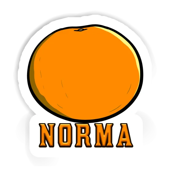 Autocollant Norma Orange Image