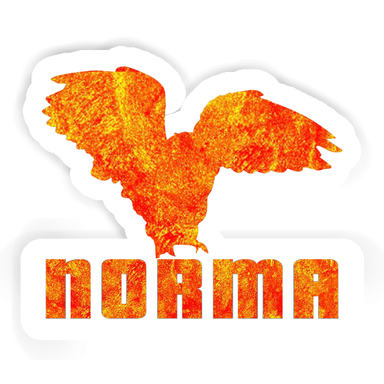 Sticker Norma Owl Notebook Image