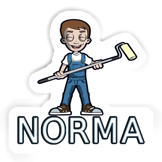 Sticker Norma Painter Laptop Image