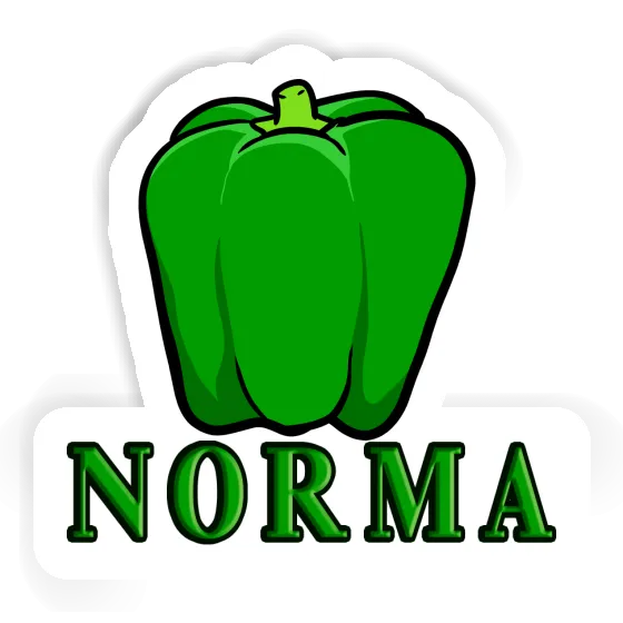 Paprika Sticker Norma Laptop Image