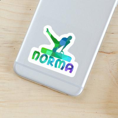 Norma Sticker Gymnast Image