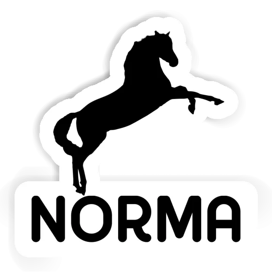 Sticker Pferd Norma Laptop Image