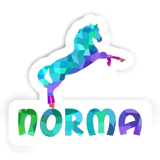 Horse Sticker Norma Notebook Image