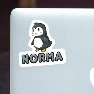 Sticker Penguin Norma Laptop Image