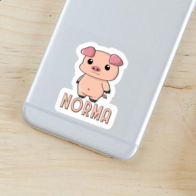 Piglet Sticker Norma Laptop Image