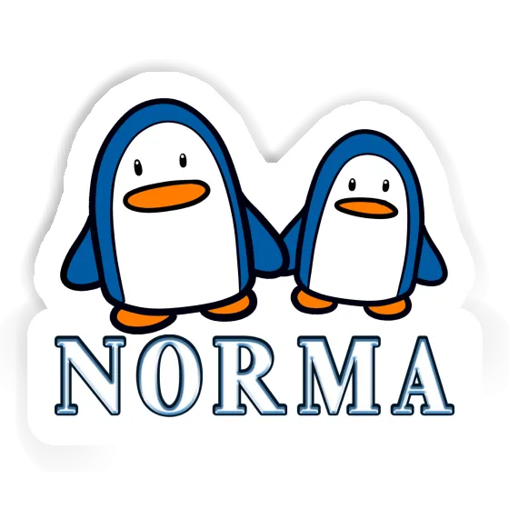 Sticker Norma Penguin Notebook Image