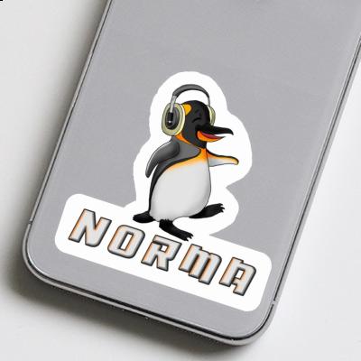 Sticker Norma Music Penguin Notebook Image