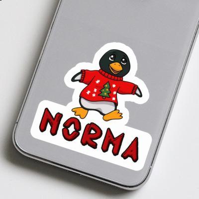 Aufkleber Weihnachtspinguin Norma Notebook Image