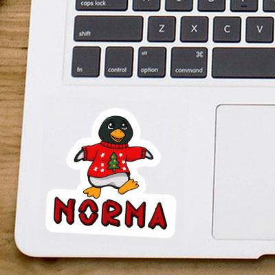 Sticker Penguin Norma Gift package Image