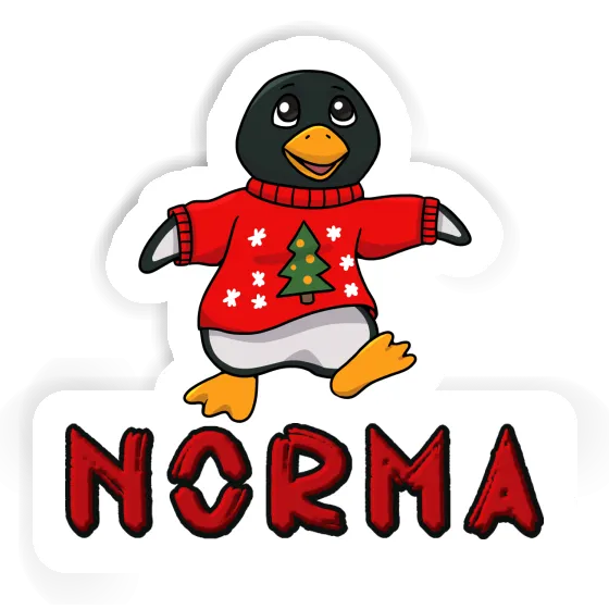 Sticker Penguin Norma Notebook Image